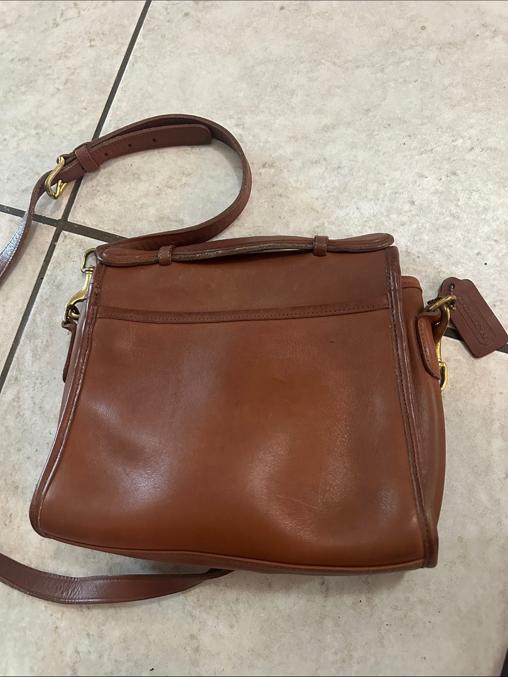 Vintage Coach Court Bag 9870 - Picture 5 of 12